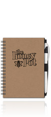SlimLine Neutral NotePad w/ PenPort Journal