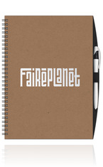 SlimLine Neutral NoteBook w/ PenPort Journal
